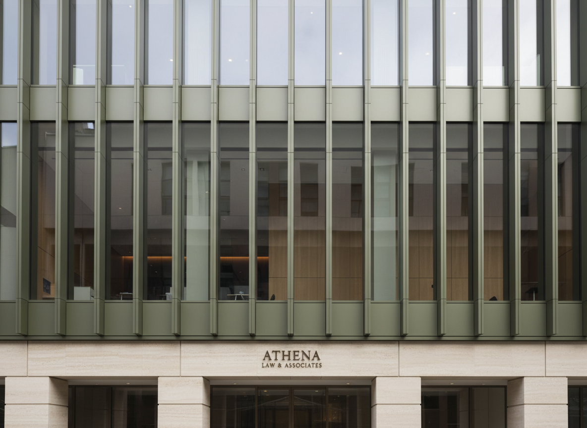 Fachada arquitectónica elegante en tonos neutros